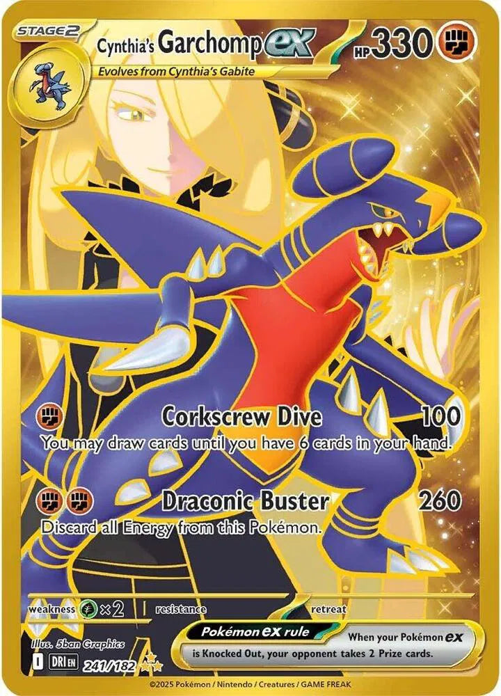 Cynthia's Garchomp ex 241/182 (Destined Rivals)