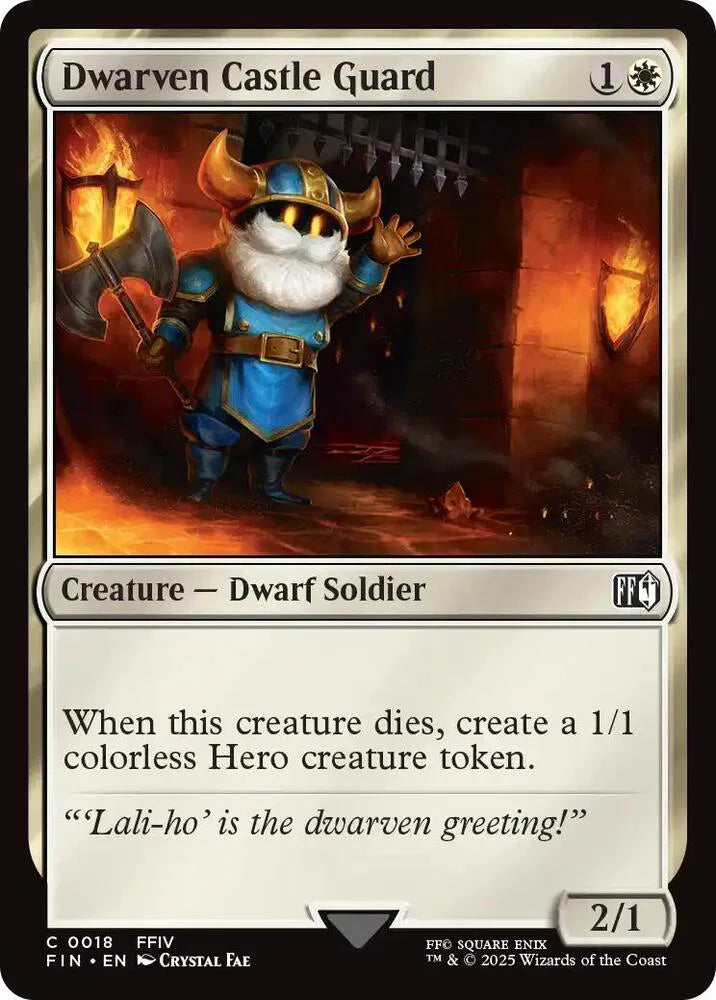 Dwarven Castle Guard 18 · Normal (Universes Beyond: FINAL FANTASY)