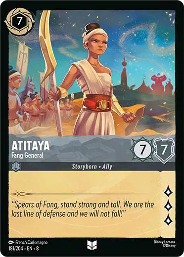 Atitaya - Fang General 181/204 · Normal (Reign of Jafar)