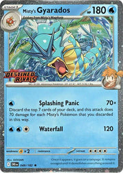 Misty's Gyarados (Prerelease) 049/182 (Scarlet & Violet Promo)