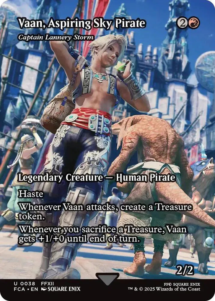 Vaan, Aspiring Sky Pirate - Captain Lannery Storm (Showcase) 38 · Normal (Universes Beyond: FINAL FANTASY: Through the Ages)