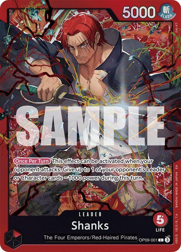 Shanks (OP09-001) · Foil (Starter Deck 23: RED Shanks)