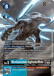 WereGarurumon: Sagittarius Mode (Alternate Art) EX9-019 SR (Versus Monsters)