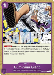 Gum-Gum Giant (Reprint) OP09-078 (Starter Deck 26: PURPLE/BLACK Monkey.D.Luffy)