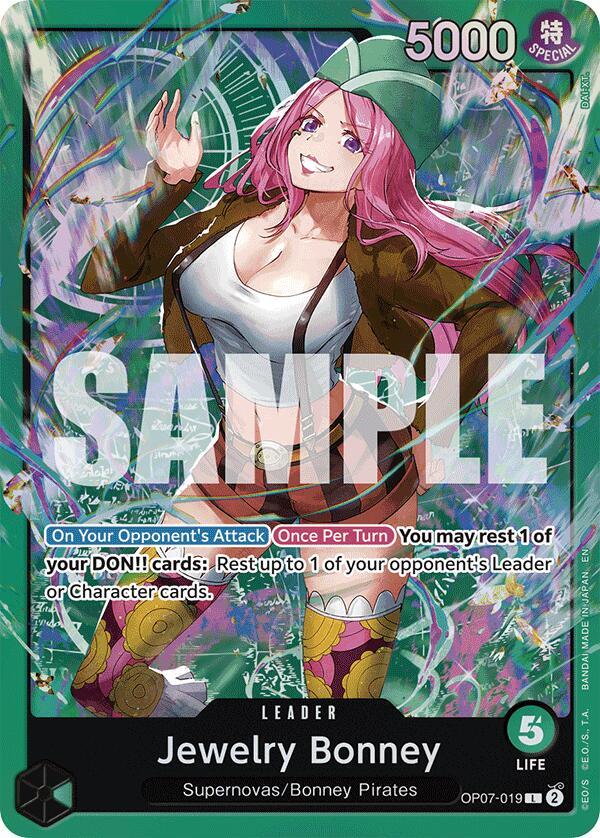 Jewelry Bonney (OP07-019) · Foil (Starter Deck 24: GREEN Jewelry Bonney)