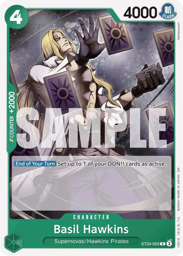 Basil Hawkins ST24-003 (Starter Deck 24: GREEN Jewelry Bonney)