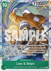 Law & Bepo ST24-004 (Starter Deck 24: GREEN Jewelry Bonney)