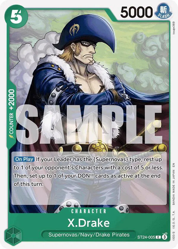 X.Drake ST24-005 (Starter Deck 24: GREEN Jewelry Bonney)