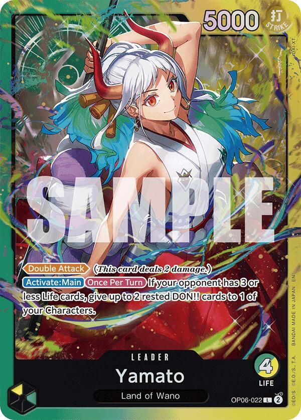 Yamato (OP06-022) · Foil (Starter Deck 28: GREEN/YELLOW Yamato)