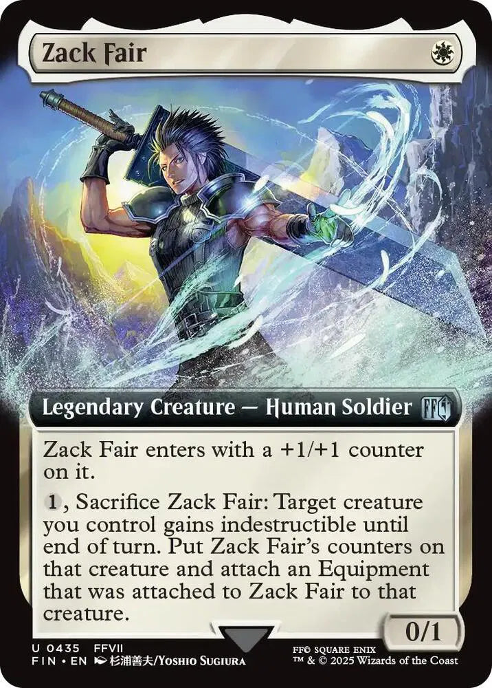 Zack Fair (Extended Art) 435 · Normal (Universes Beyond: FINAL FANTASY)