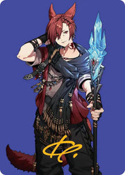 G'raha Tia, Scion Reborn Art Card (51) (Gold-Stamped Signature) (Art Series: FINAL FANTASY)