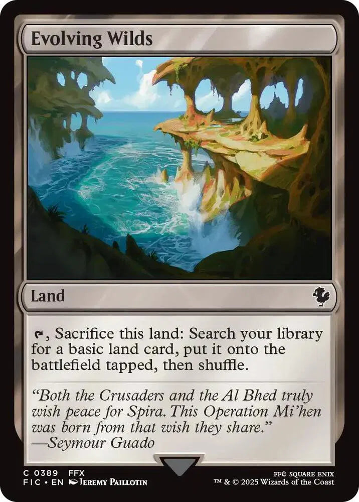 Evolving Wilds (Surge Foil) 389 (Commander: FINAL FANTASY)