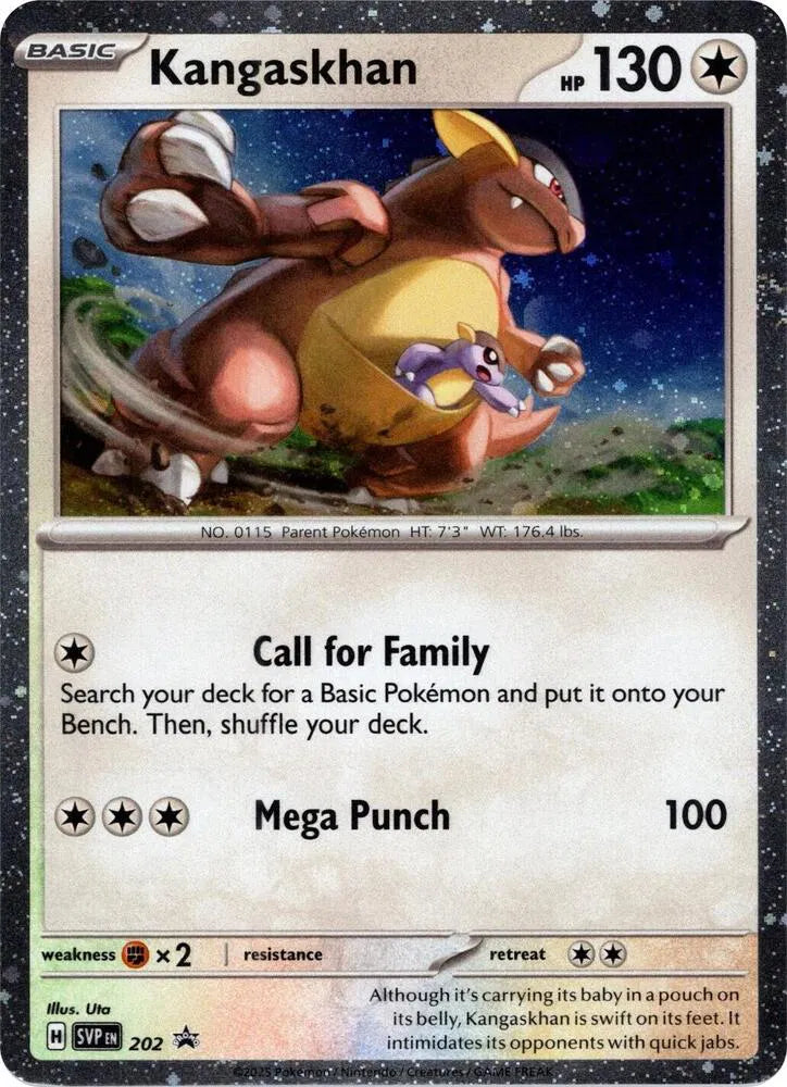 Kangaskhan - 202 (Cosmos Holo) (Scarlet & Violet Promo)