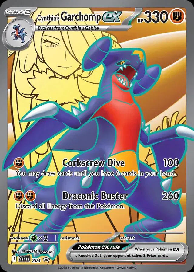Cynthia's Garchomp ex 204 (Scarlet & Violet Promo)