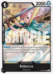 Rebecca (Judge Pack Vol. 6) OP04-092 (One Piece Promotion Cards)