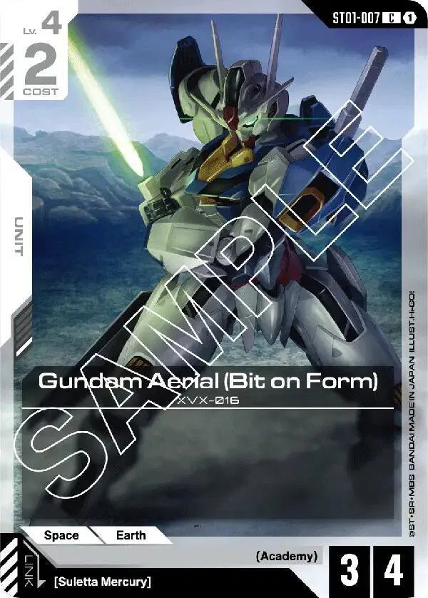 Gundam Aerial (Bit on Form) ST01-007 · Normal (Starter Deck 01: Heroic Beginnings)