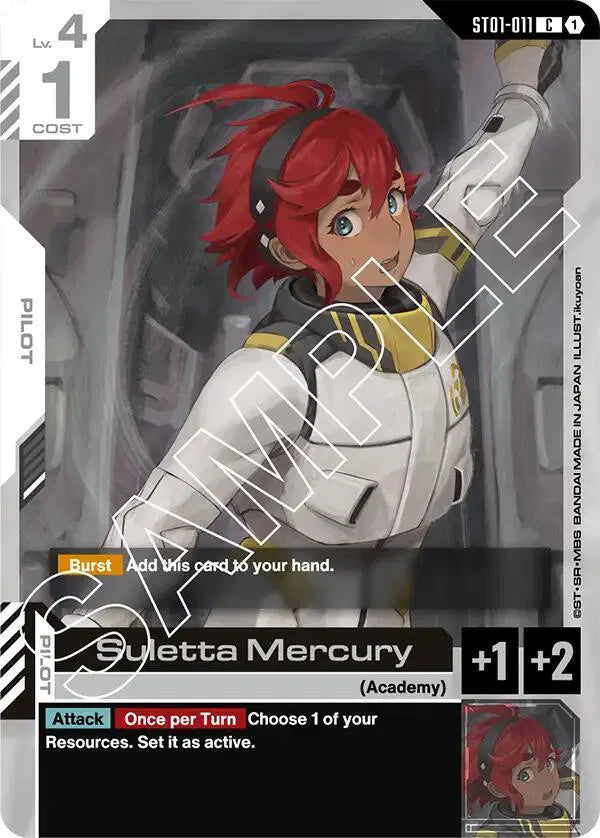 Suletta Mercury ST01-011 · Normal (Starter Deck 01: Heroic Beginnings)