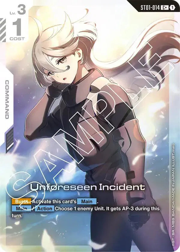 Unforeseen Incident (C+) ST01-014 (Starter Deck 01: Heroic Beginnings)