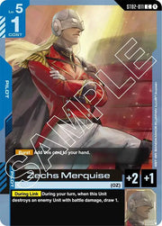 Zechs Merquise ST02-011 · Normal (Starter Deck 02: Wings of Advance)