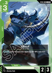 Gouf ST03-009 · Normal (Starter Deck 03: Zeon's Rush)