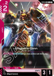Miguel's Ginn ST04-009 · Normal (Starter Deck 04: SEED Strike)