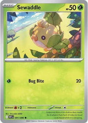 Sewaddle 001/086 · Normal (White Flare)