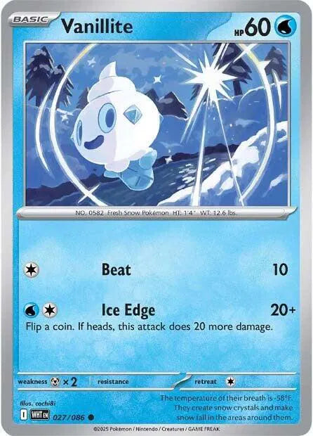 Vanillite 027/086 · Normal (White Flare)