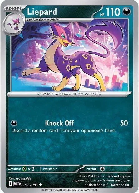 Liepard 056/086 · Normal (White Flare)