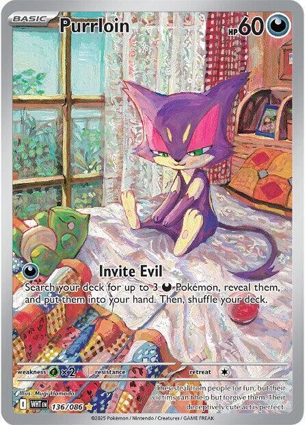 Purrloin 136/086 (White Flare)