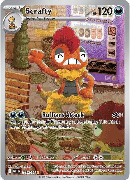 Scrafty 139/086 (White Flare)