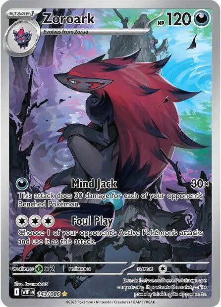 Zoroark 143/086 (White Flare)