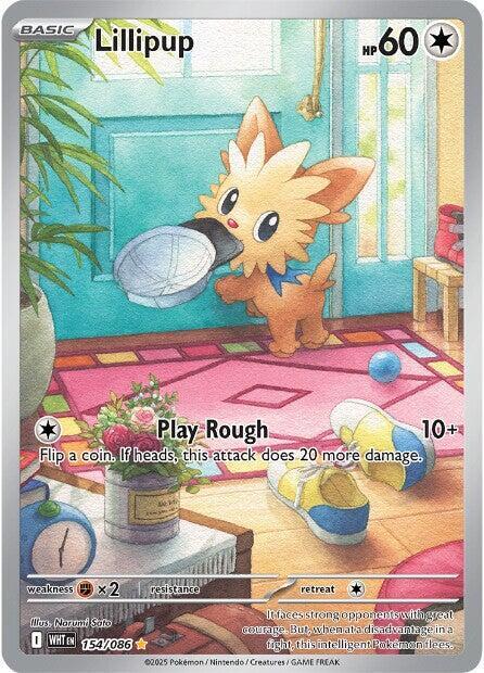 Lillipup 154/086 · Holofoil (White Flare)