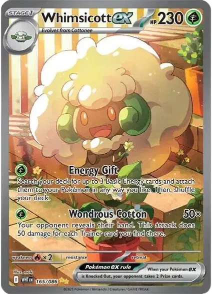Whimsicott ex 165/086 (White Flare)