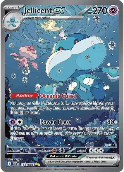 Jellicent ex 168/086 (White Flare)