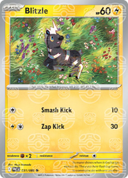 Blitzle (Master Ball Pattern) 031/086 (White Flare)