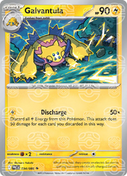 Galvantula (Master Ball Pattern) 034/086 · Holofoil (White Flare)