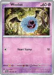 Woobat - 036/086 (Master Ball Pattern) - SV: White Flare (WHT)