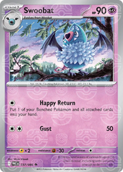 Swoobat (Master Ball Pattern) 037/086 · Holofoil (White Flare)