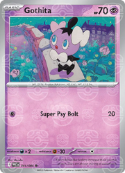 Gothita (Master Ball Pattern) 041/086 · Holofoil (White Flare)