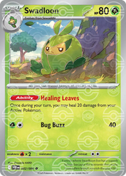 Swadloon (Poke Ball Pattern) 002/086 (White Flare)