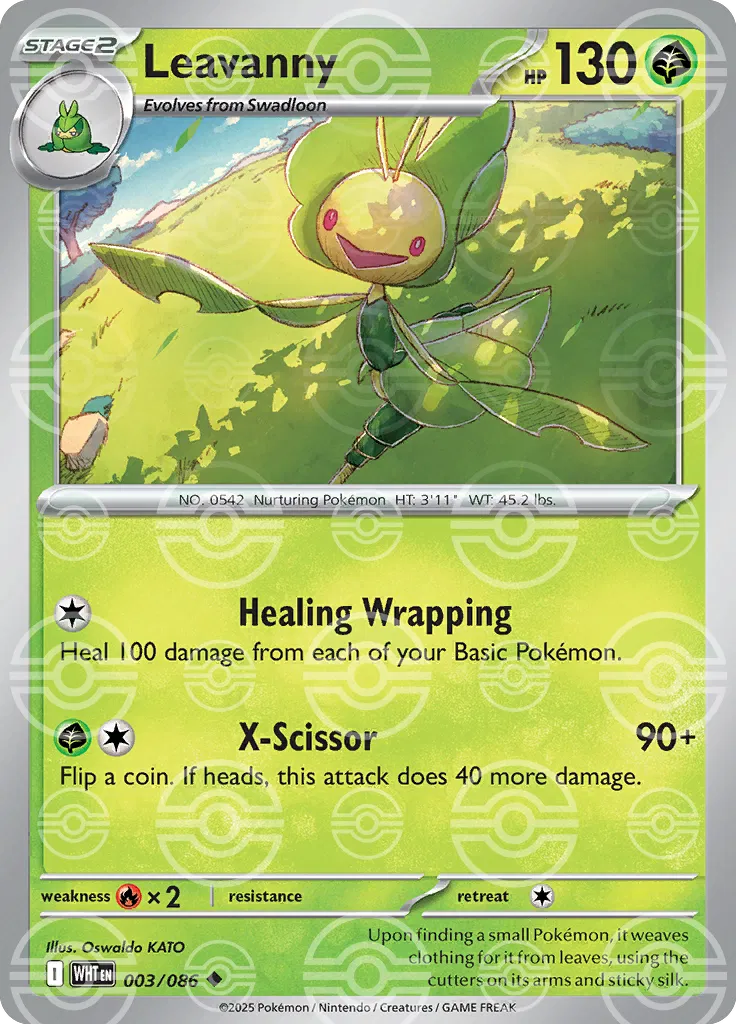 Leavanny (Poke Ball Pattern) 003/086 (White Flare)