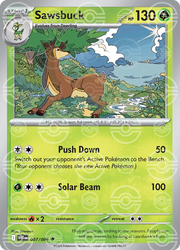 Sawsbuck (Poke Ball Pattern) - SV: White Flare (WHT)