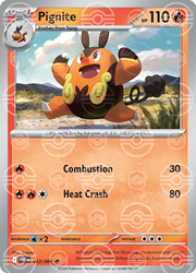 Pignite (Poke Ball Pattern) 012/086 · Holofoil (White Flare)