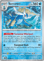 Samurott (Poke Ball Pattern) 023/086 · Holofoil (White Flare)