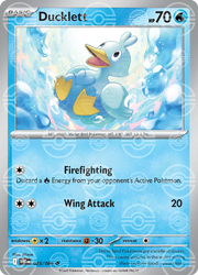 Ducklett - 025/086 (Poke Ball Pattern) - SV: White Flare (WHT)