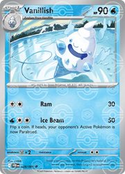 Vanillish (Poke Ball Pattern) 028/086 (White Flare)