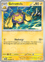 Galvantula (Poke Ball Pattern) 034/086 · Holofoil (White Flare)