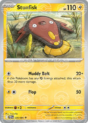 Stunfisk (Poke Ball Pattern) 035/086 · Holofoil (White Flare)