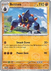 Boldore - 047/086 (Poke Ball Pattern) - SV: White Flare (WHT)