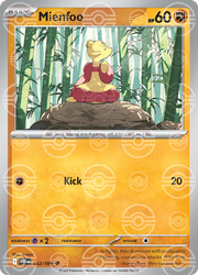 Mienfoo (Poke Ball Pattern) 052/086 · Holofoil (White Flare)